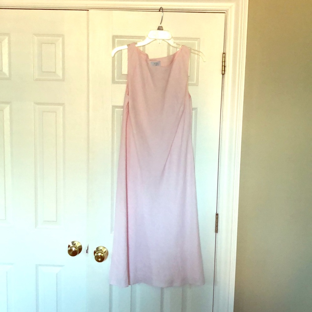 Loft Sleeveless linen dress with matching jacket